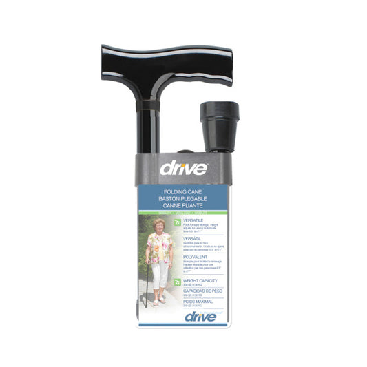 Drive Medical - Aluminum Folding Canes - Black