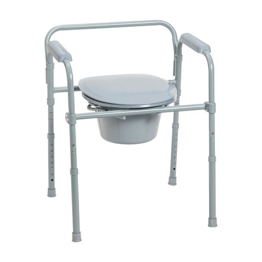 Drive Medical - Folding Steel Commode