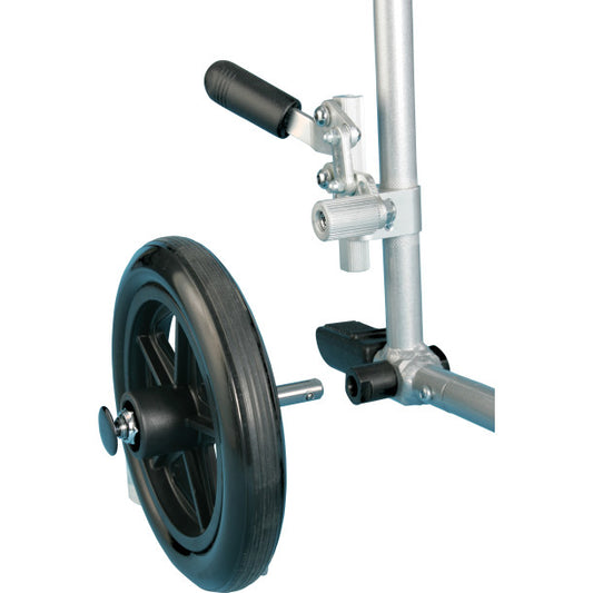 Drive Medical - Deluxe Fly-Weight Aluminum Transport Chair with Removable Casters