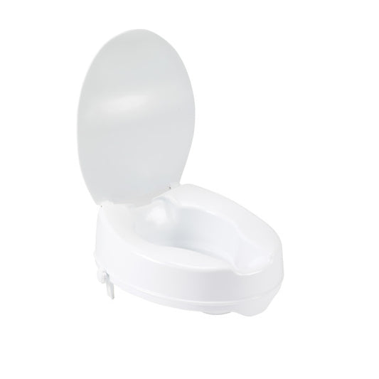 Drive Medical - Raised Toilet Seat with Lid