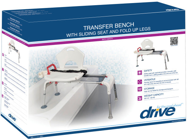 Drive Medical - Folding Universal Sliding Transfer Bench