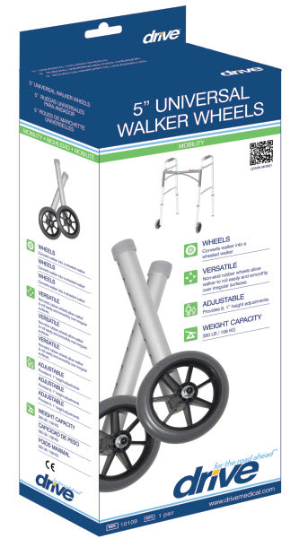 Drive Medical - Universal 5" Walker Wheels