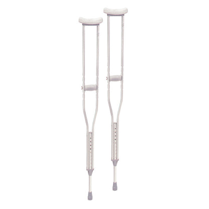 Drive Medical - Aluminum Crutches with Accessories - YOUTH