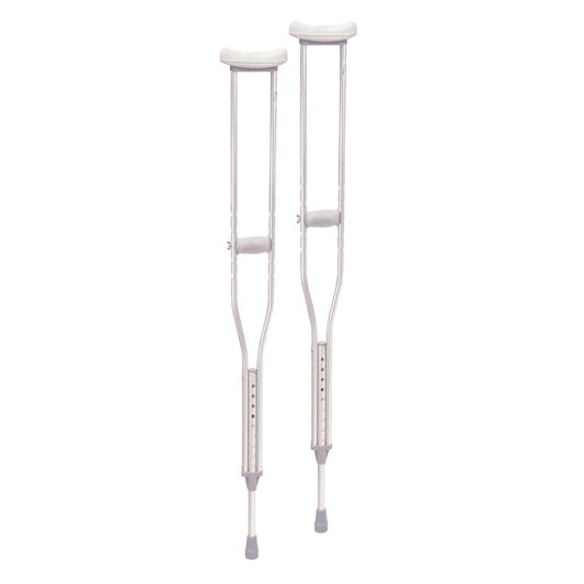 Drive Medical - Aluminum Crutches with Accessories (Retail Packaged)- Adult