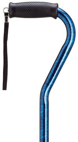 Drive Medical - Gel Grip, Aluminum Offset Canes - Blue