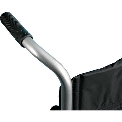 Drive Medical - Deluxe Fly-Weight Aluminum Transport Chair with Removable Casters