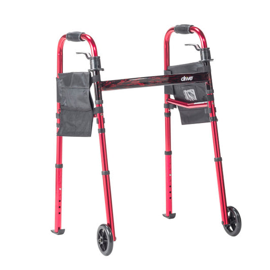 Drive Medical - Deluxe Folding Travel Walker