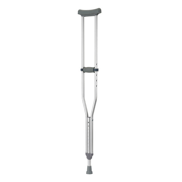 Drive Medical - EZ Adjust, Aluminum Crutches w/ Euro style clip- Adult
