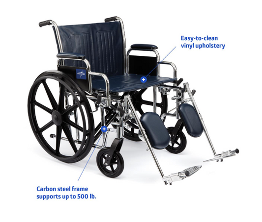 MEDLINE -  Extra-Wide Wheelchairs