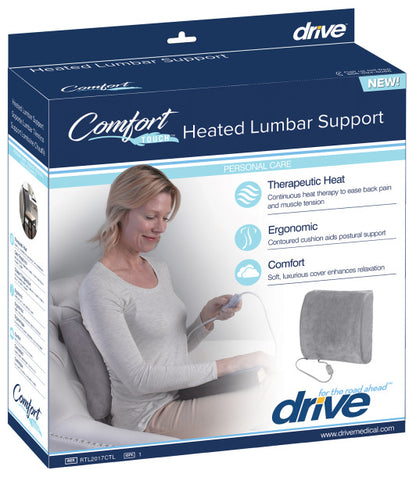 Drive Medical - Comfort Touch™ Heated Lumbar Support