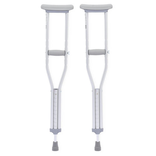 Standard Aluminum Push-Button Crutches- ADULT