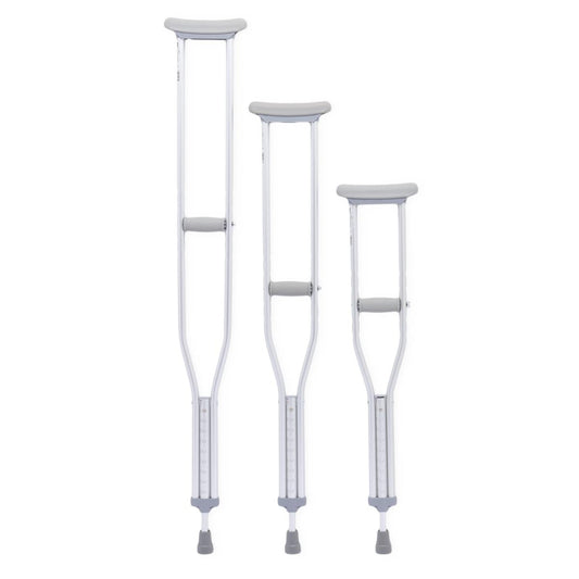 Standard Aluminum Push-Button Crutches- ADULT