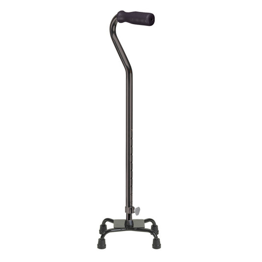 Drive Medical - Quad Canes, Small Base - Vinyl Contoured Grip