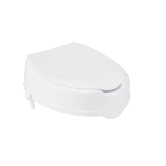 Drive Medical - Raised Toilet Seat with Lid