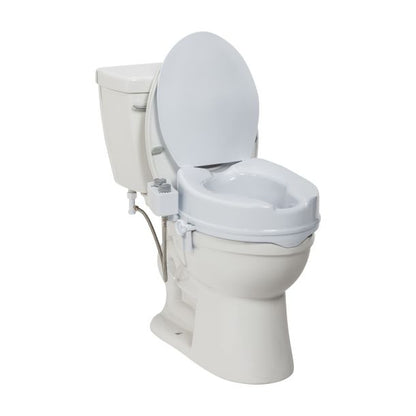 Drive Medical - PreserveTech™ Raised Toilet Seat with Bidet - Warm water