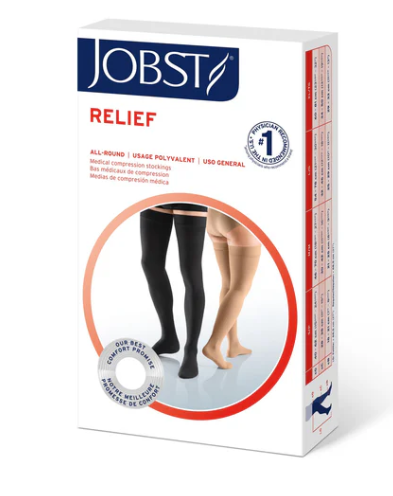 JOBST® Relief Thigh High (Open Toe) 20-30mmHG
