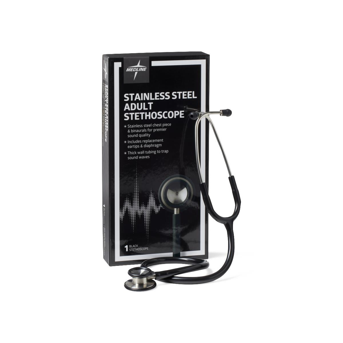 MEDLINE - Adult Stainless Steel Stethoscope