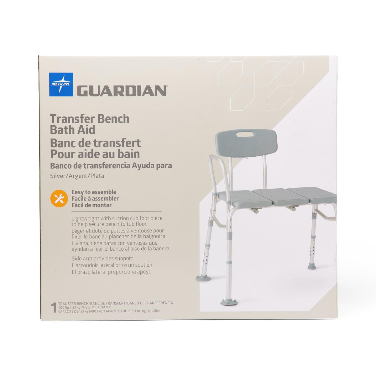 MEDLINE - Transfer Benches with Backrest