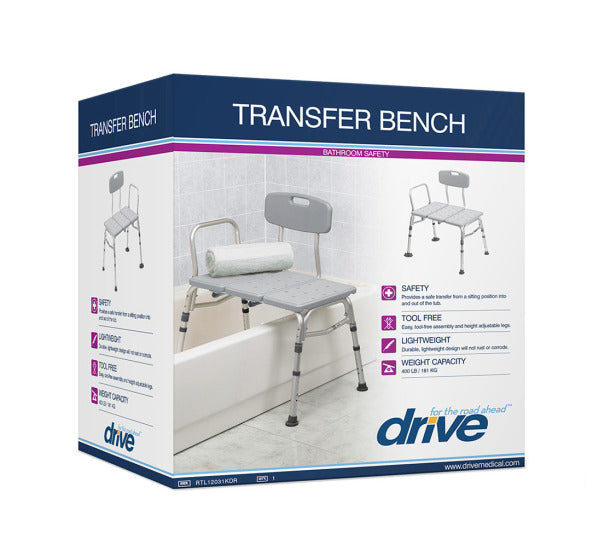 Drive Medical - Three Piece Transfer Tub Bench