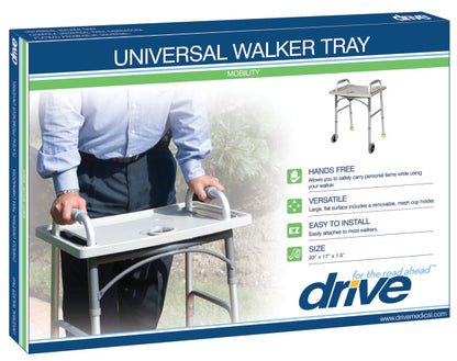 Drive Medical - Universal Walker Tray w/ Cup Holder