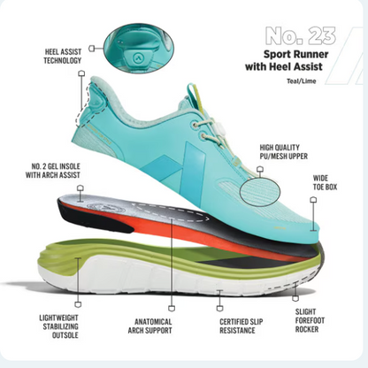 ANODYNE - No. 23 Sport Runner w/ Heel Assist