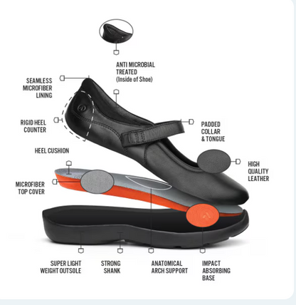 ANODYNE - No.33 Casual Mary Jane Stretch