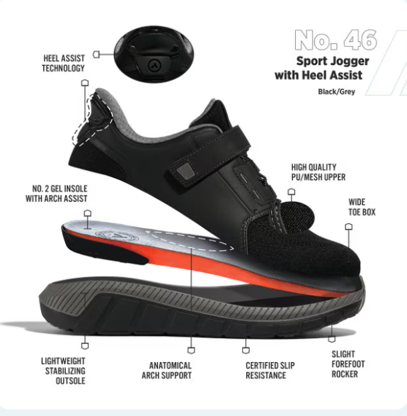 ANODYNE - No. 46 Sport Jogger w/ Heel Assist